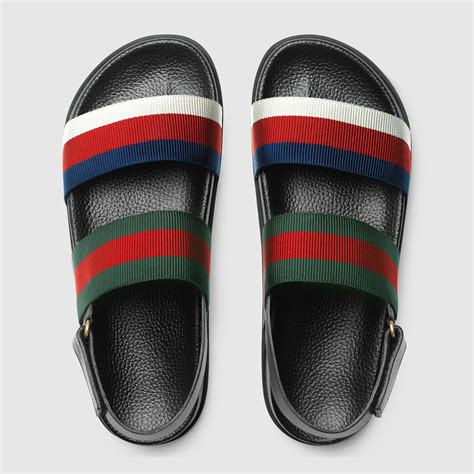 gucci web slides fit|Gucci web slides men.